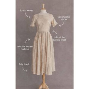 JessaKae Lilah Dress in Champagne Sz. XL